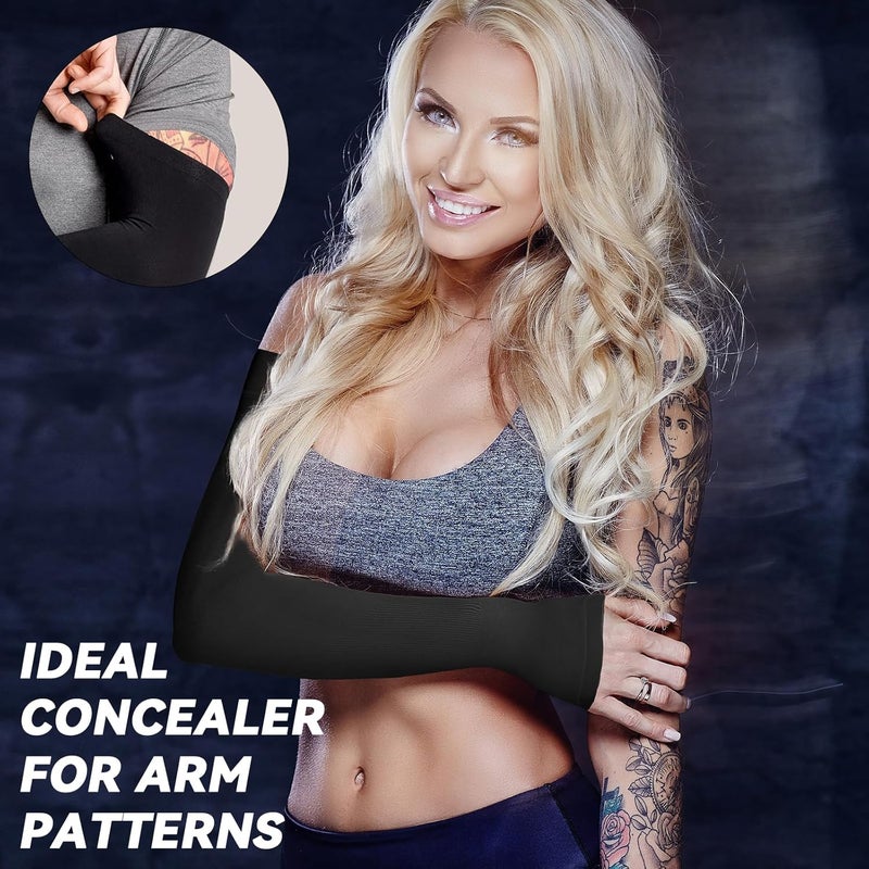 Outivity Arm Sleeves for Men Women Upf 50 Compression Arm Sleeve for UV Blocking Protection - Image 5